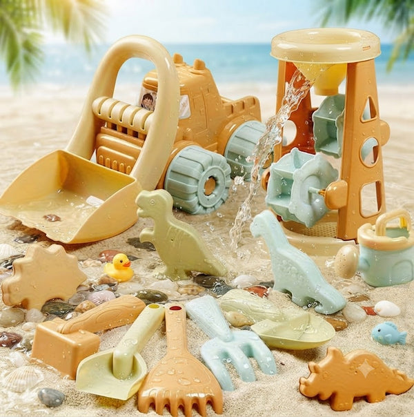 Interactive Beach & Bathroom Water Toy Set – Educational Sand Shovel & Shape Molds, Summer Gifts for Kids