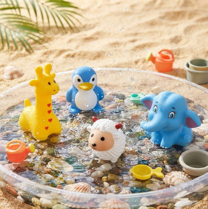 Squeezable Animal Floating Water Toys for Kids – Swimming Pool & Bath Toys, Fun Party Favors & Goodie Bag Fillers