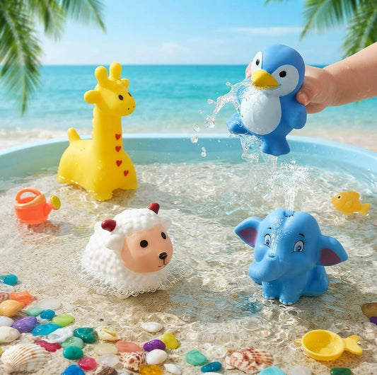 Squeezable Animal Floating Water Toys for Kids – Swimming Pool & Bath Toys, Fun Party Favors & Goodie Bag Fillers